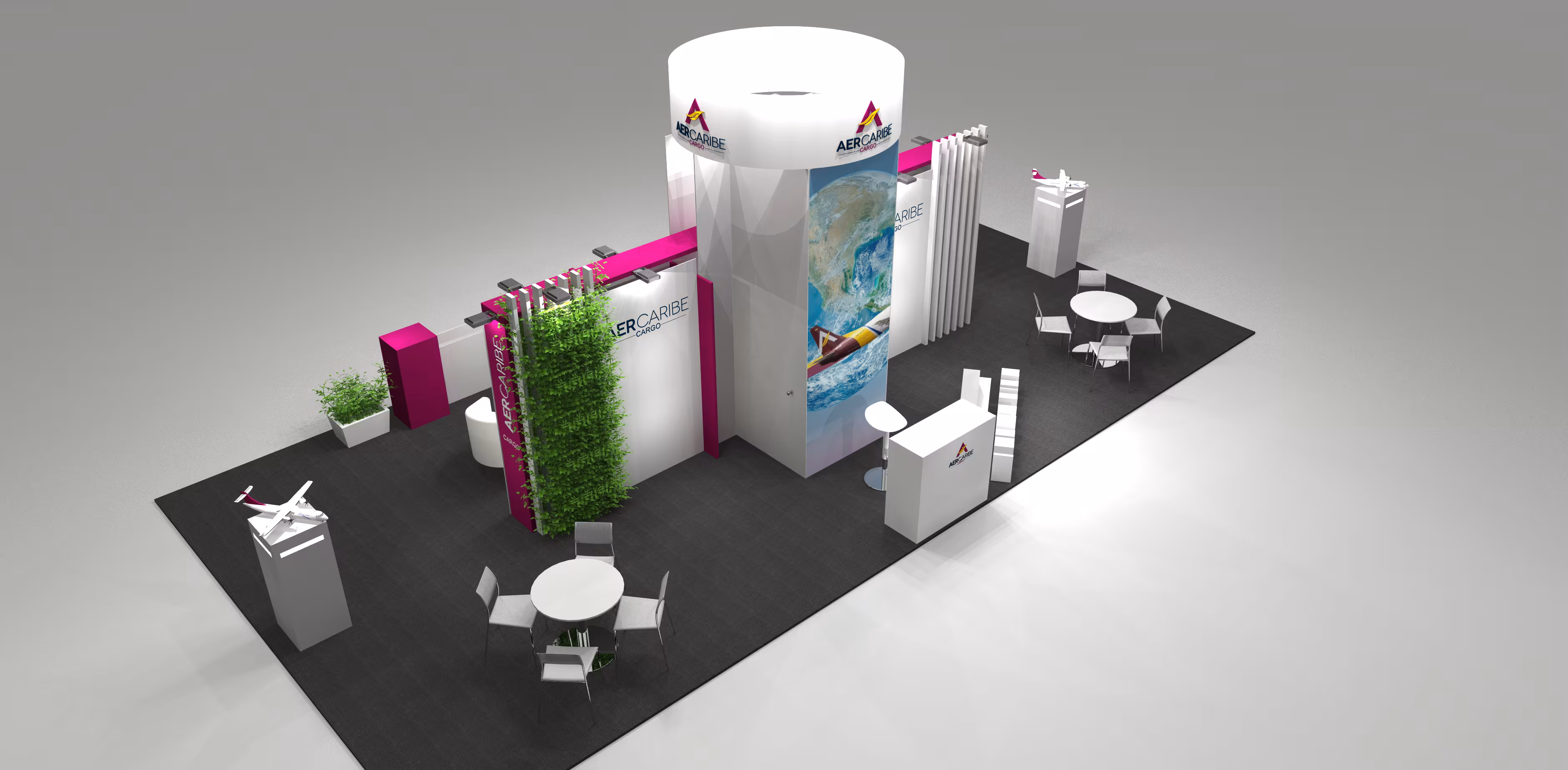 Stand de diseño a medida para Client en Amsterdam