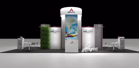 Vista del stand AERCARIBE - 2