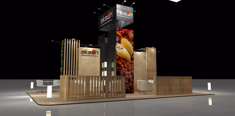 Vista del stand AKSUN - 4