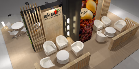 Vista del stand AKSUN - 6