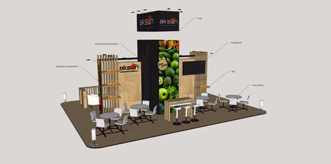 Vista del stand AKSUN - 12