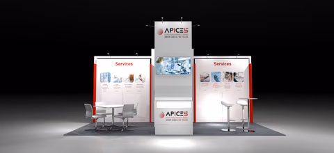 Vista del stand APICES - 2