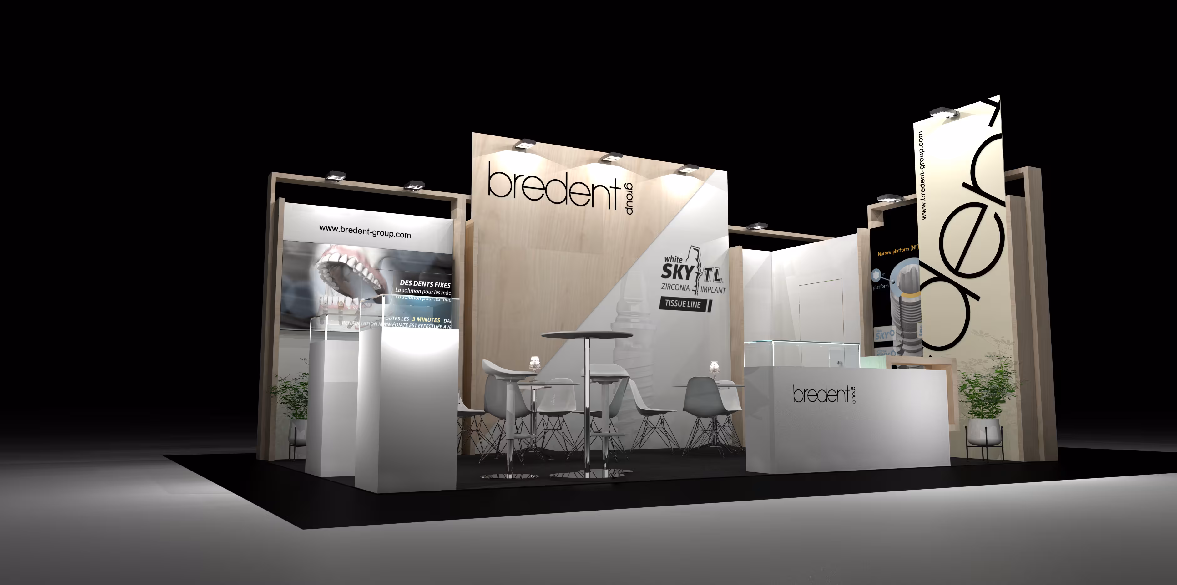 Stand de diseño a medida para Client en Munich