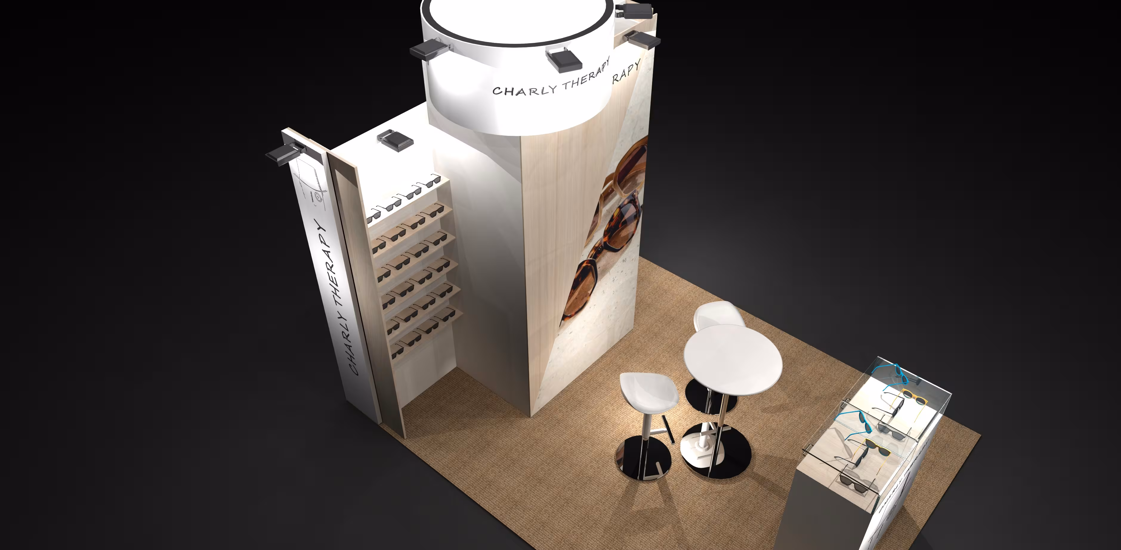 Stand de diseño a medida para Client en Paris