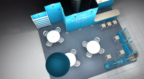 Vista del stand FLEXOMED - 3