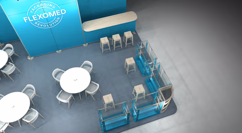 Vista del stand FLEXOMED - 4