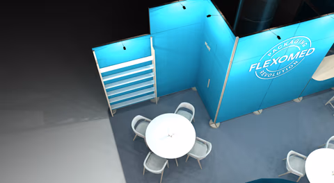 Vista del stand FLEXOMED - 5