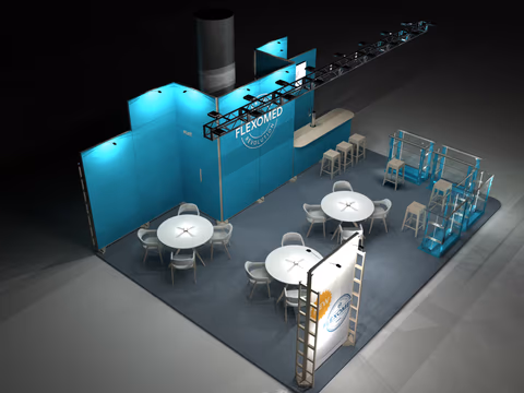 Vista del stand FLEXOMED - 10