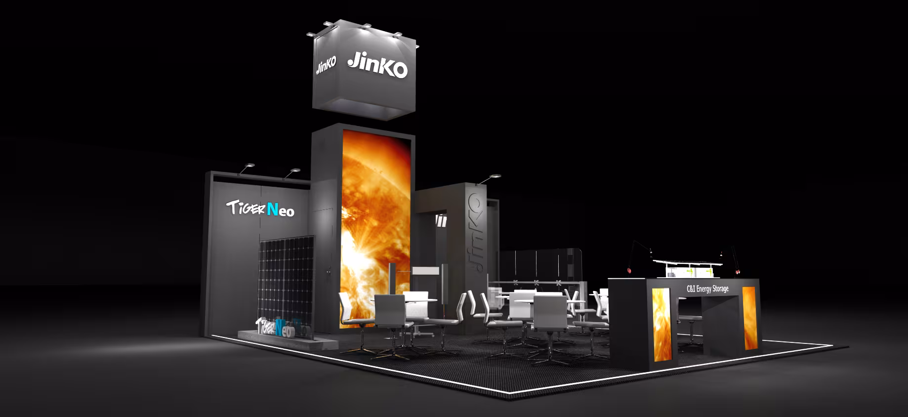 Stand de diseño a medida para Client en Paris