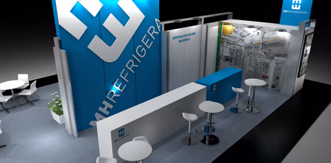 Vista del stand MH - 6