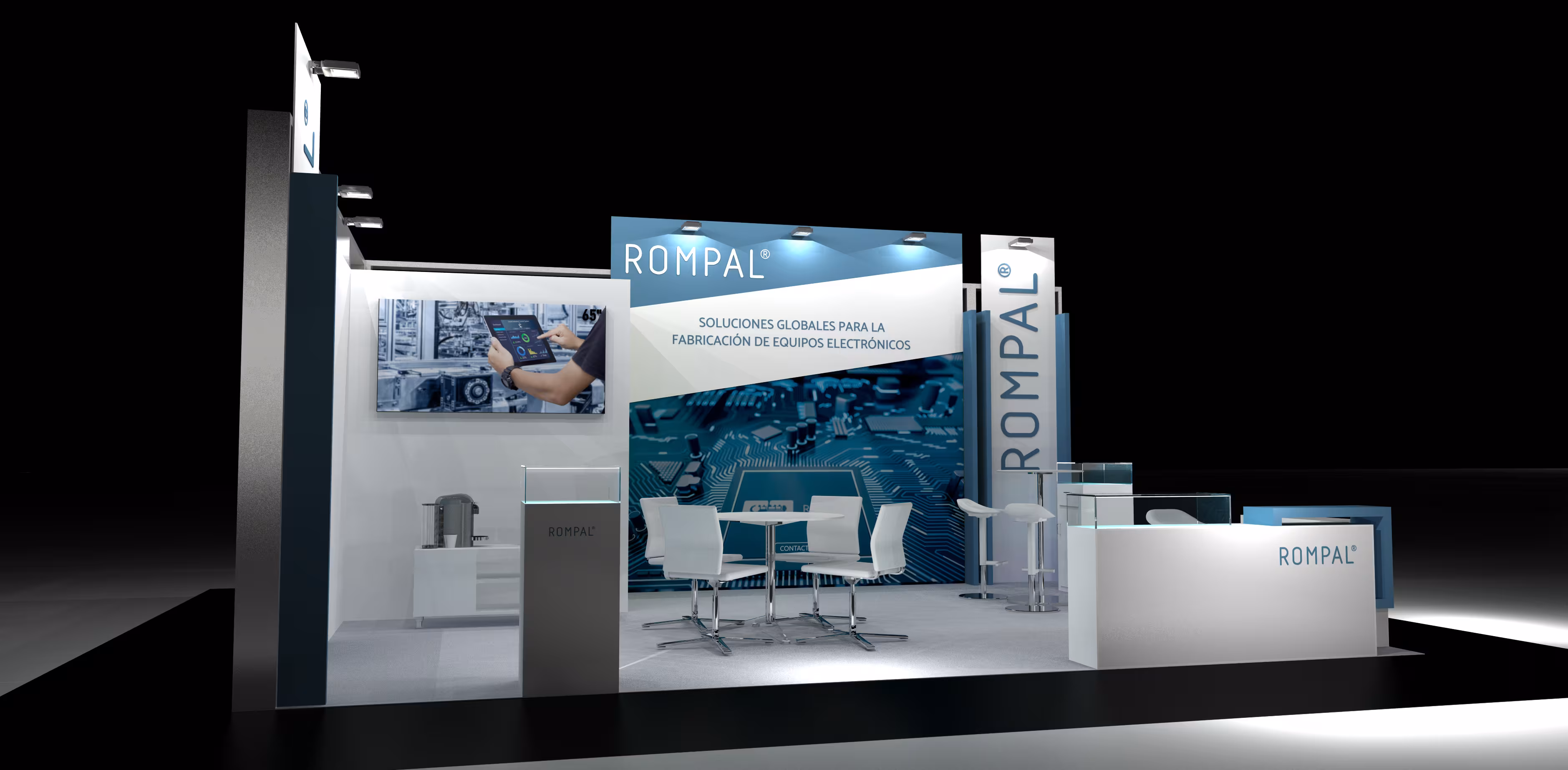 Stand de diseño a medida para Client en London