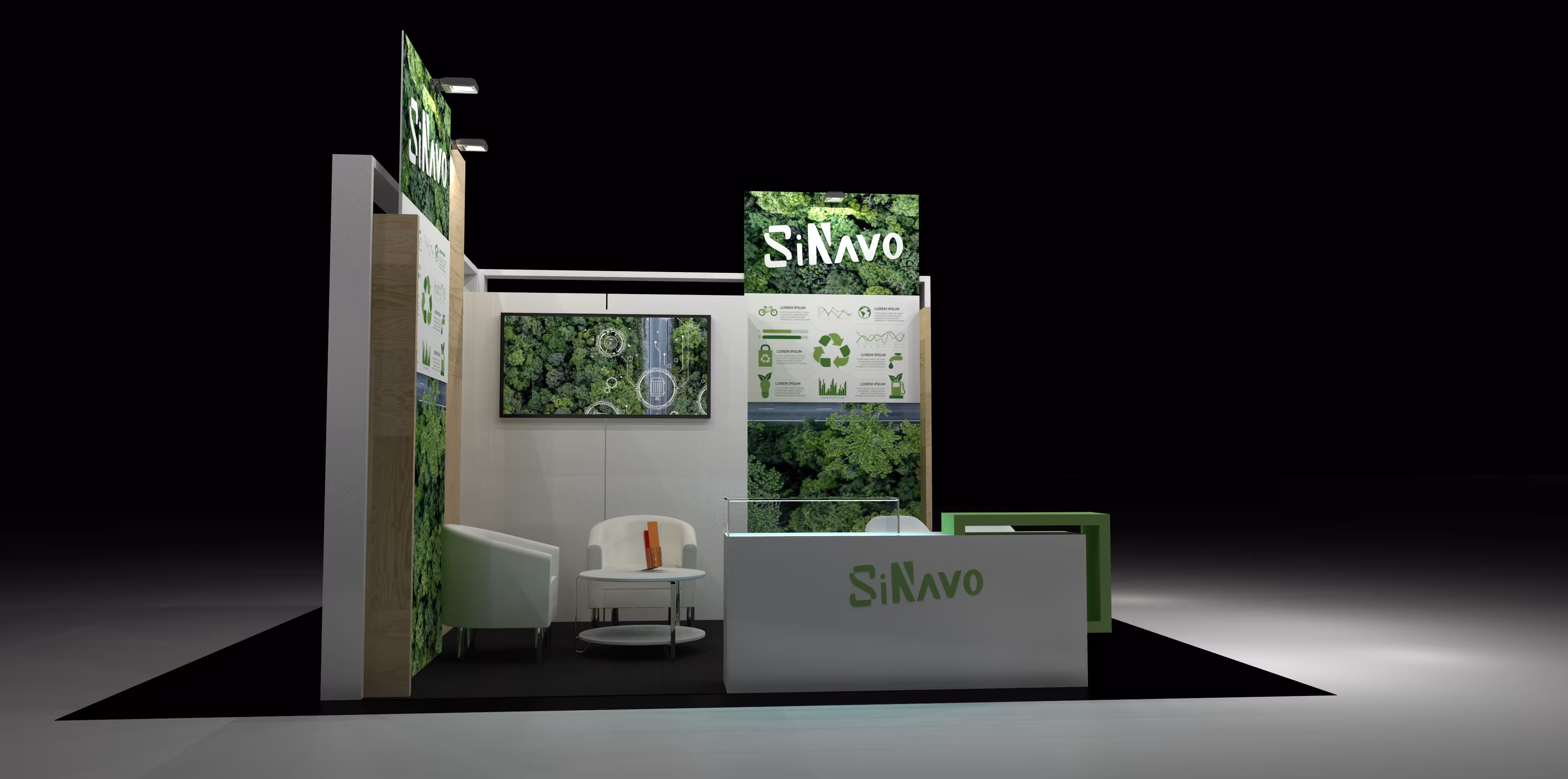 Stand de diseño a medida para Client en Paris
