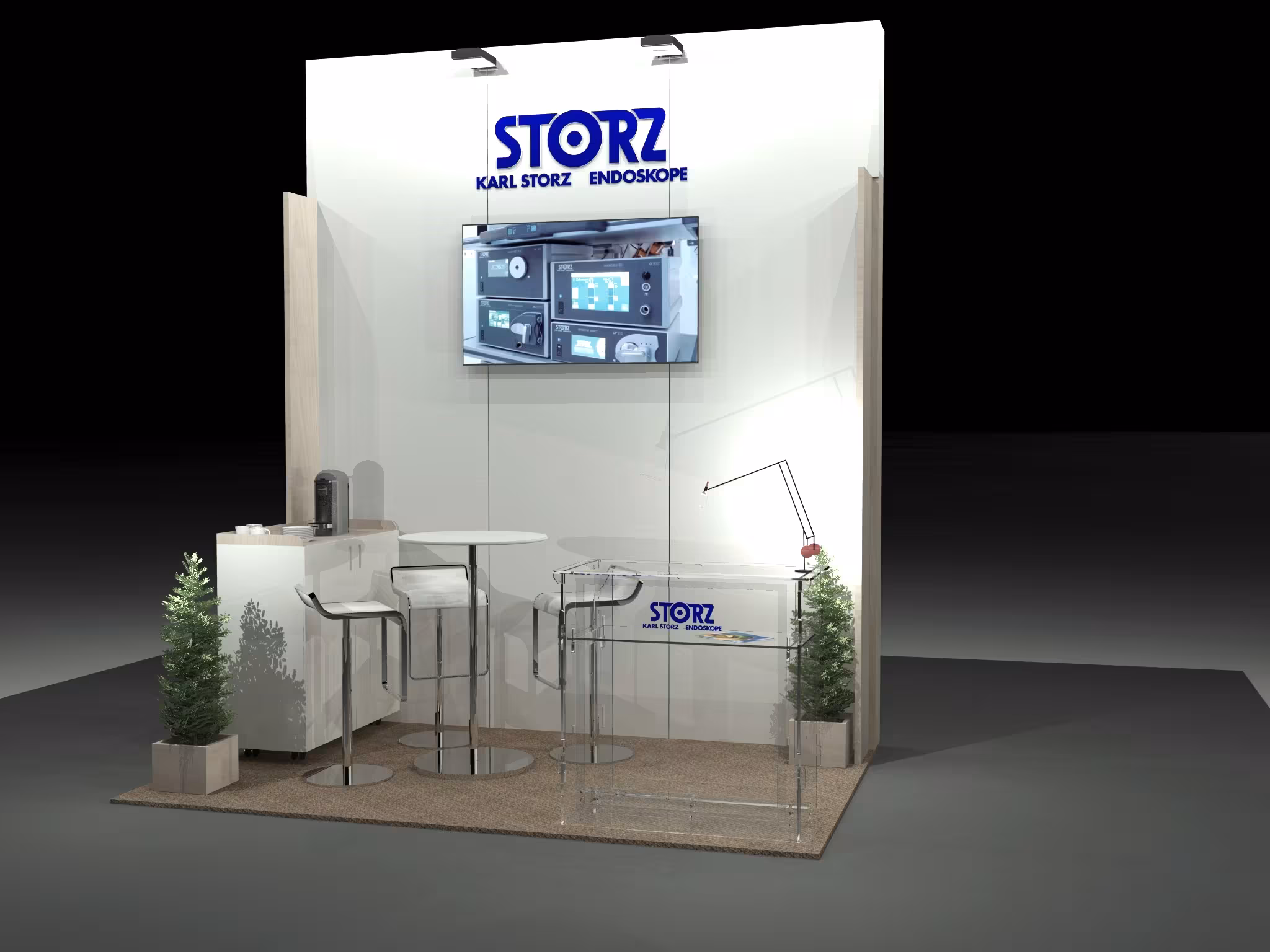Stand de diseño a medida para Client en Frankfurt